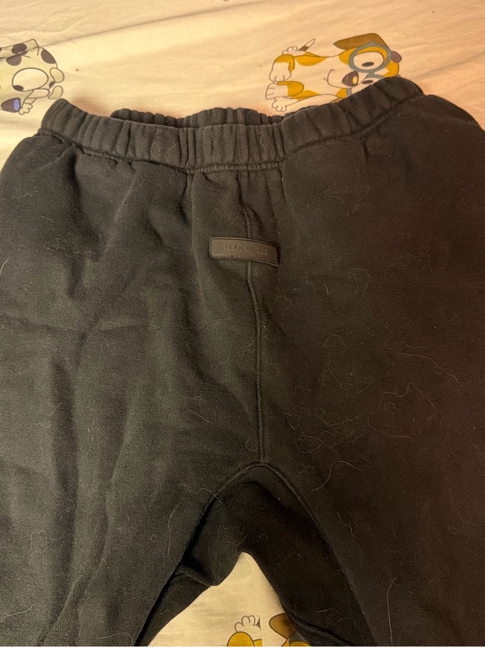 Fear of God Black Men's Sweatpants, cuffed on the bottom, size small